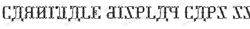 Carnivale Display Caps SSi字体转换